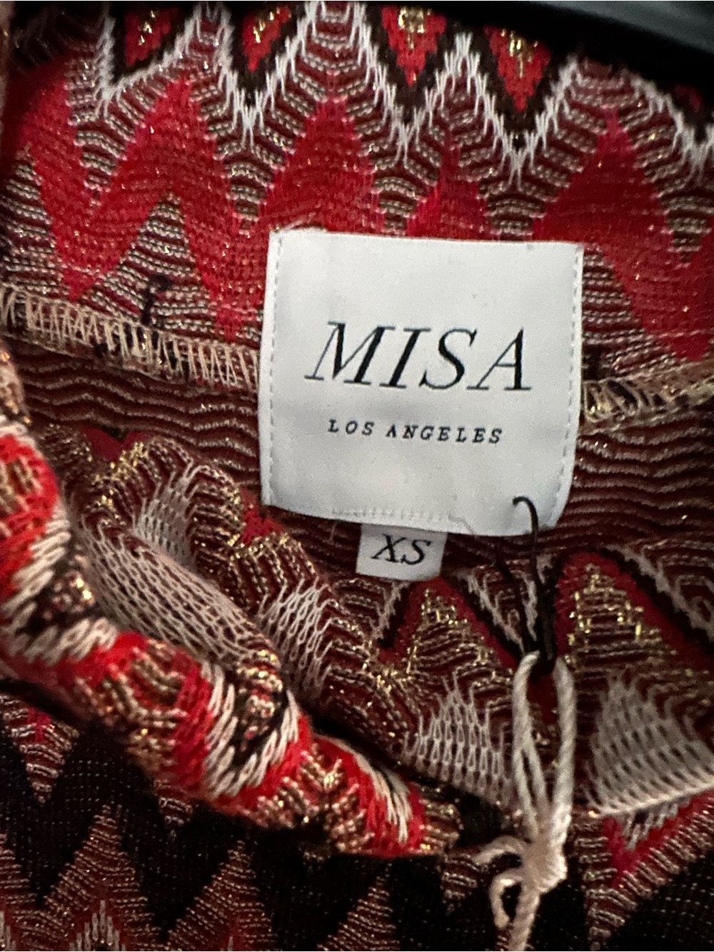 MISA Los Angeles Liv mock-neck long-sleeve dress - Picture 5 of 6